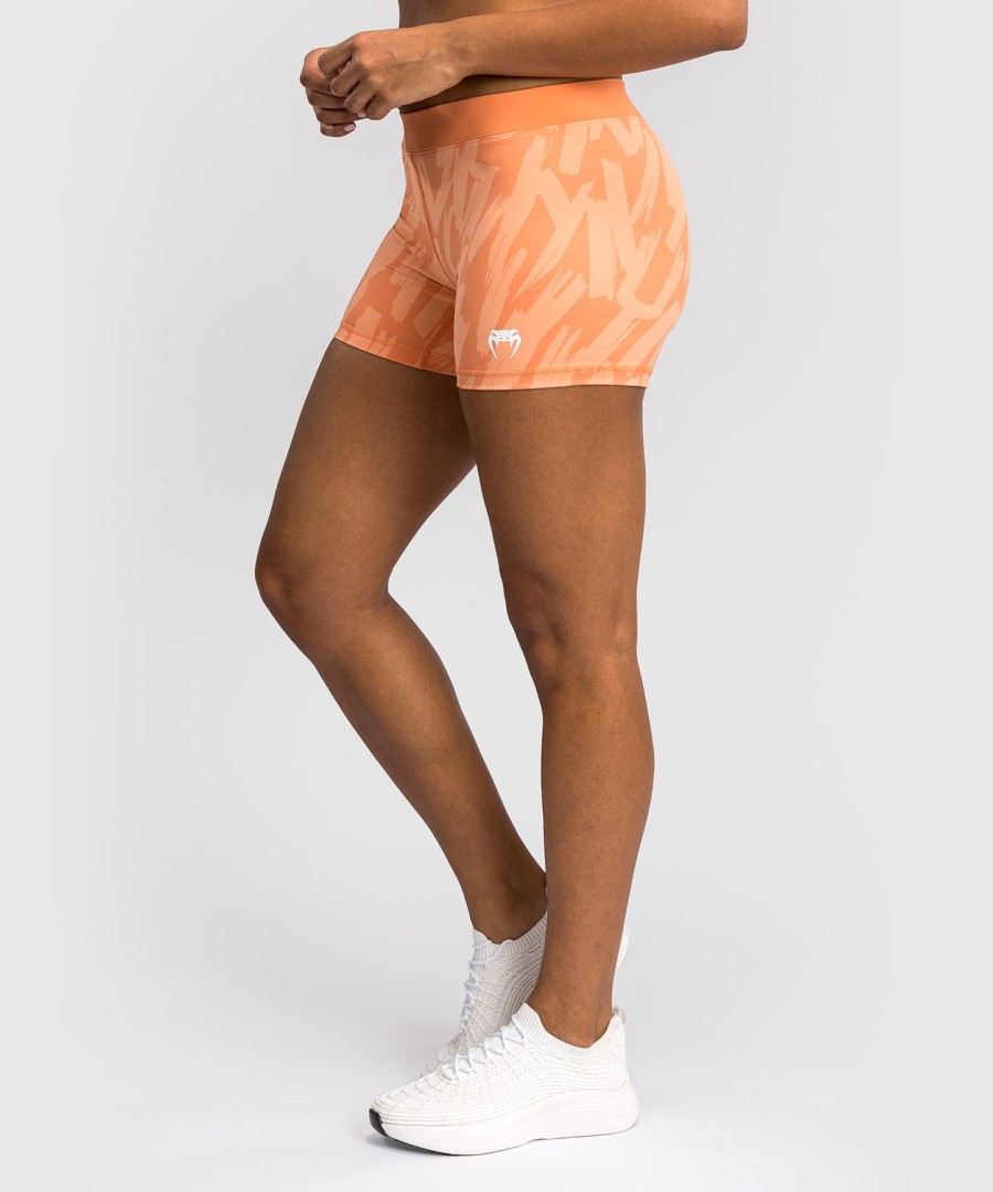 venum graffiti women compression shorts - velvet apricot