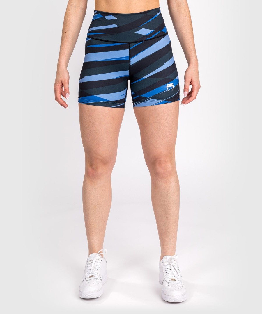 venum abyss women compression shorts – shadow blue