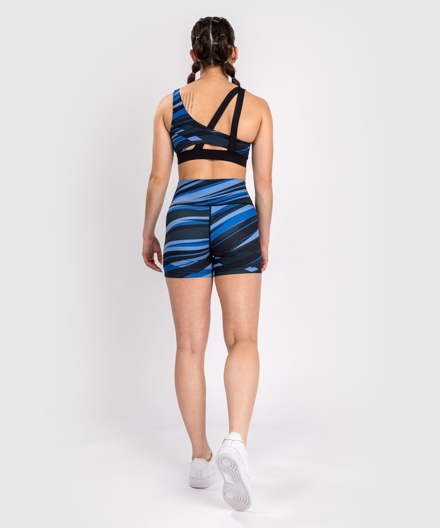venum abyss women compression shorts – shadow blue
