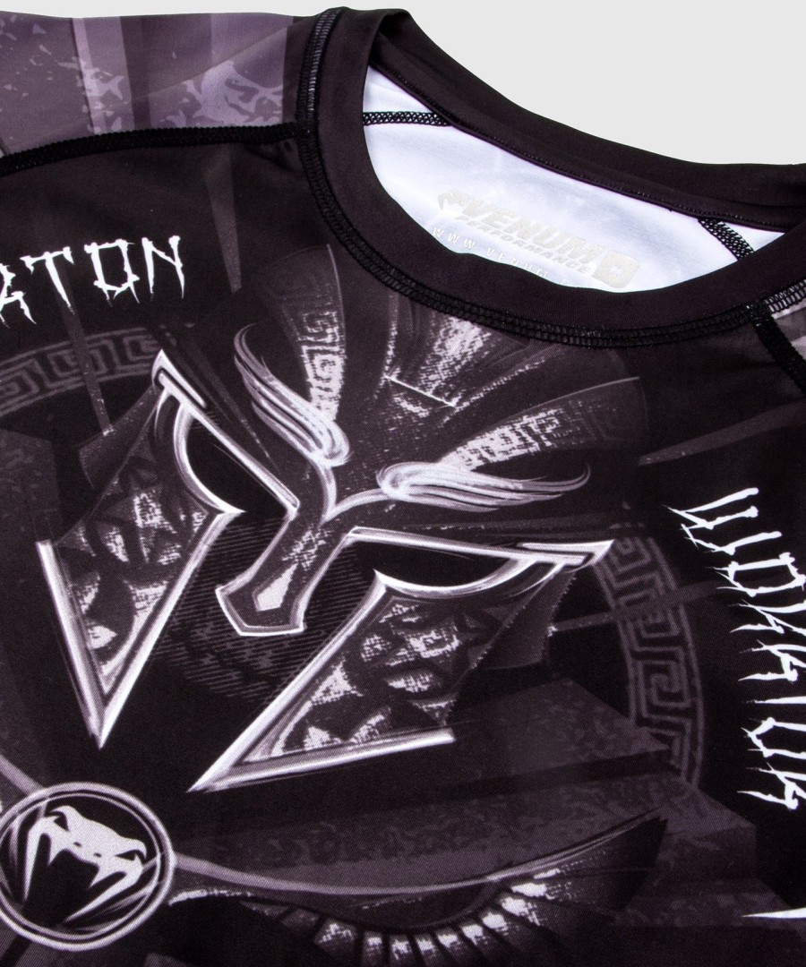 venum gladiator 3.0 rashguard - long sleeves - blackwhite