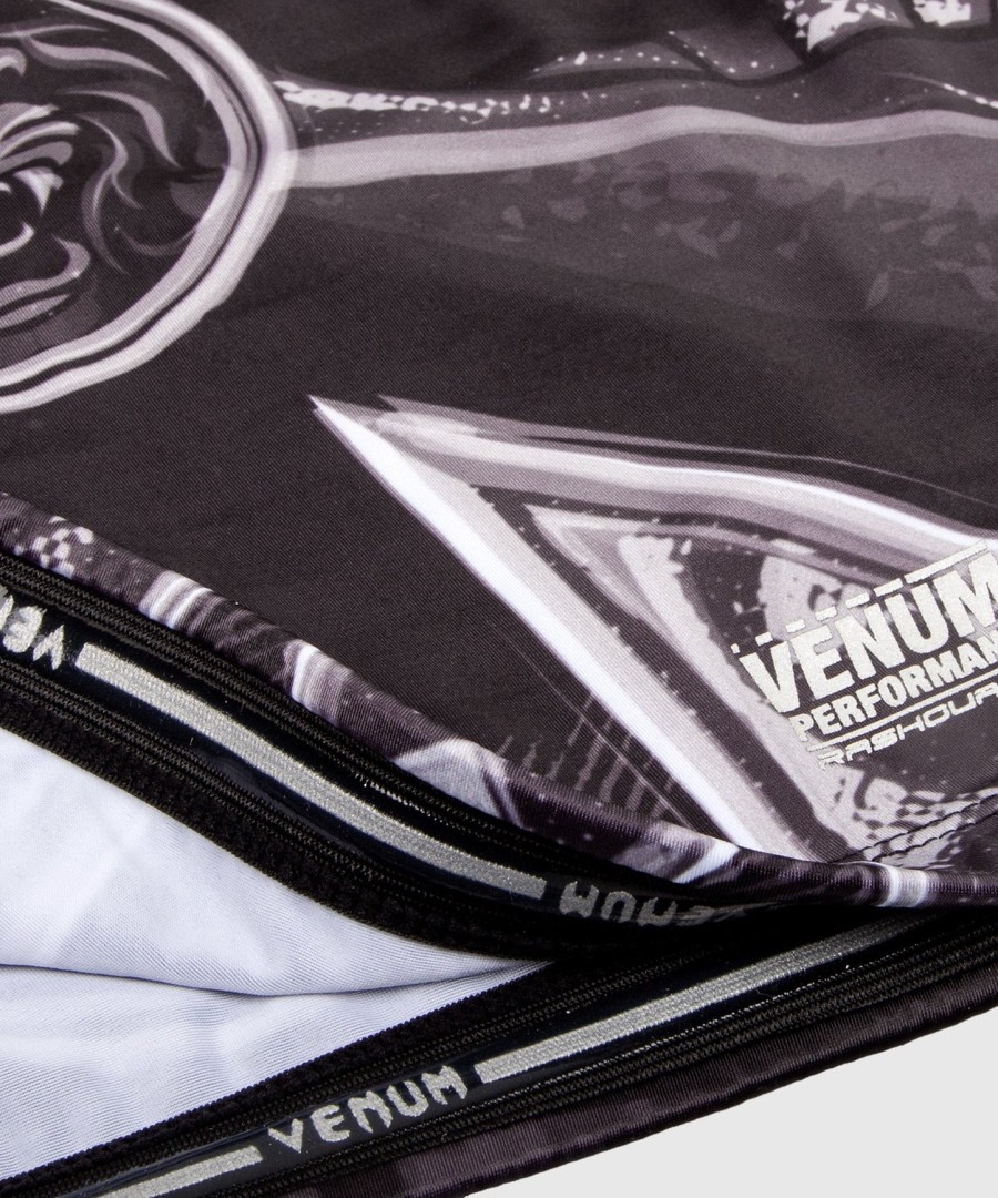 venum gladiator 3.0 rashguard - long sleeves - blackwhite