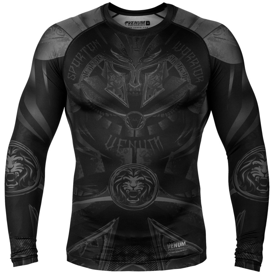 venum gladiator 3.0 rashguard - long sleeves - blackblack