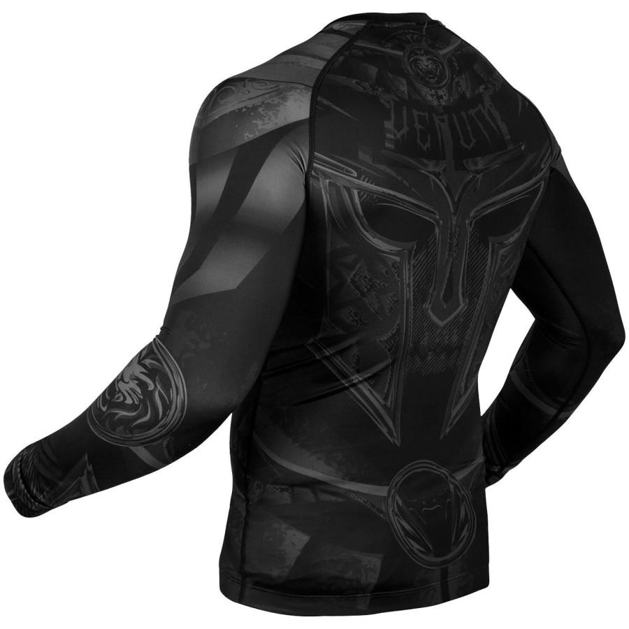 venum gladiator 3.0 rashguard - long sleeves - blackblack