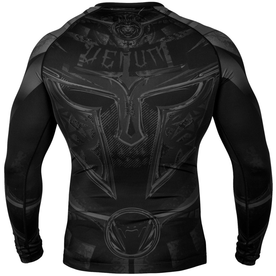 venum gladiator 3.0 rashguard - long sleeves - blackblack