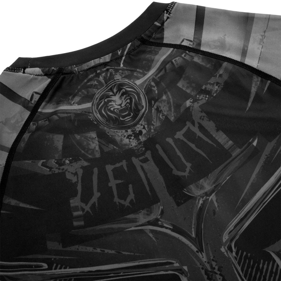 venum gladiator 3.0 rashguard - long sleeves - blackblack