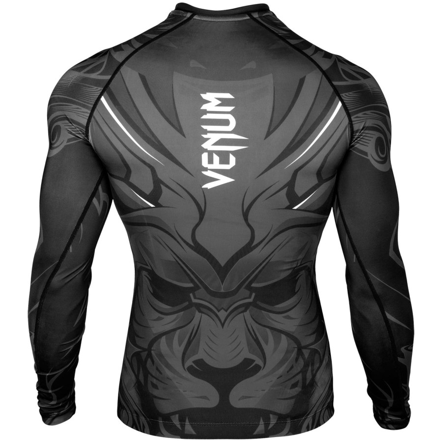 venum bloody roar rashguard - long sleeves - grey - exclusive