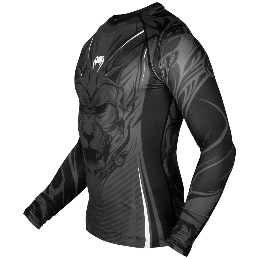 venum bloody roar rashguard - long sleeves - grey - exclusive