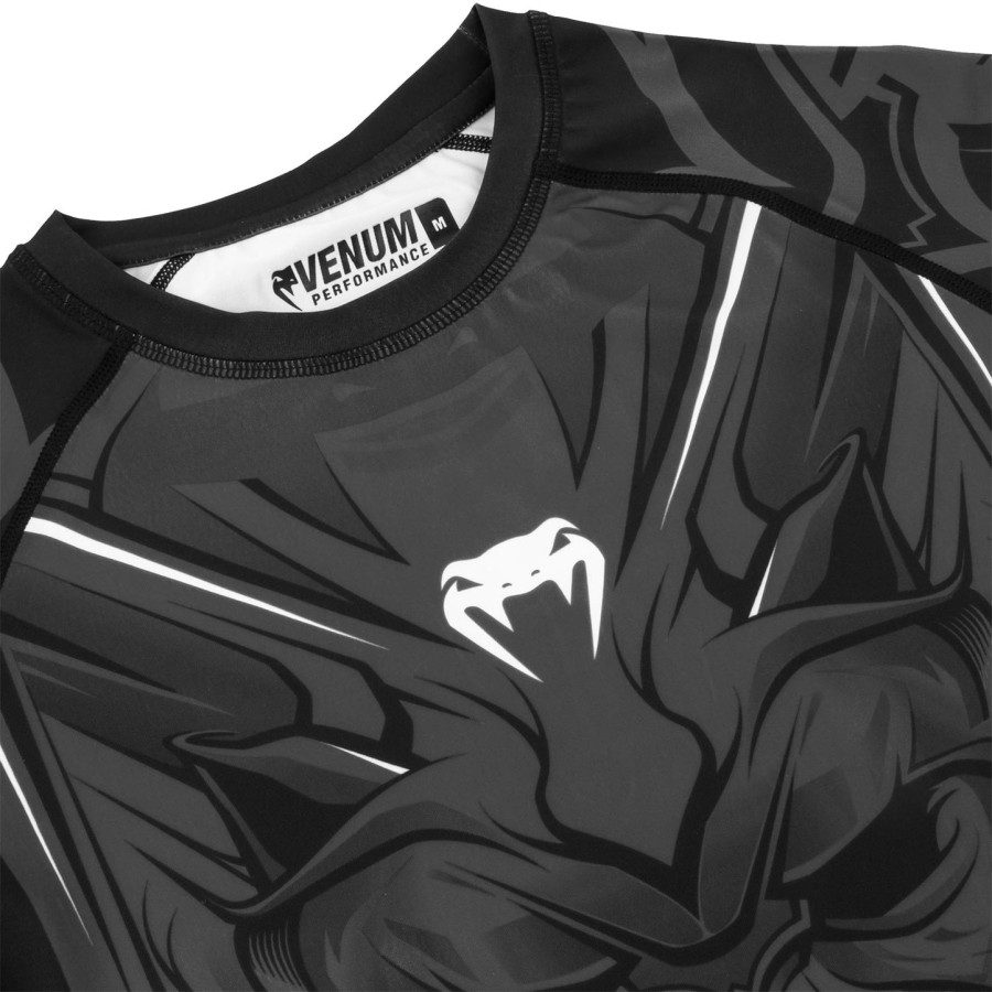 venum bloody roar rashguard - long sleeves - grey - exclusive