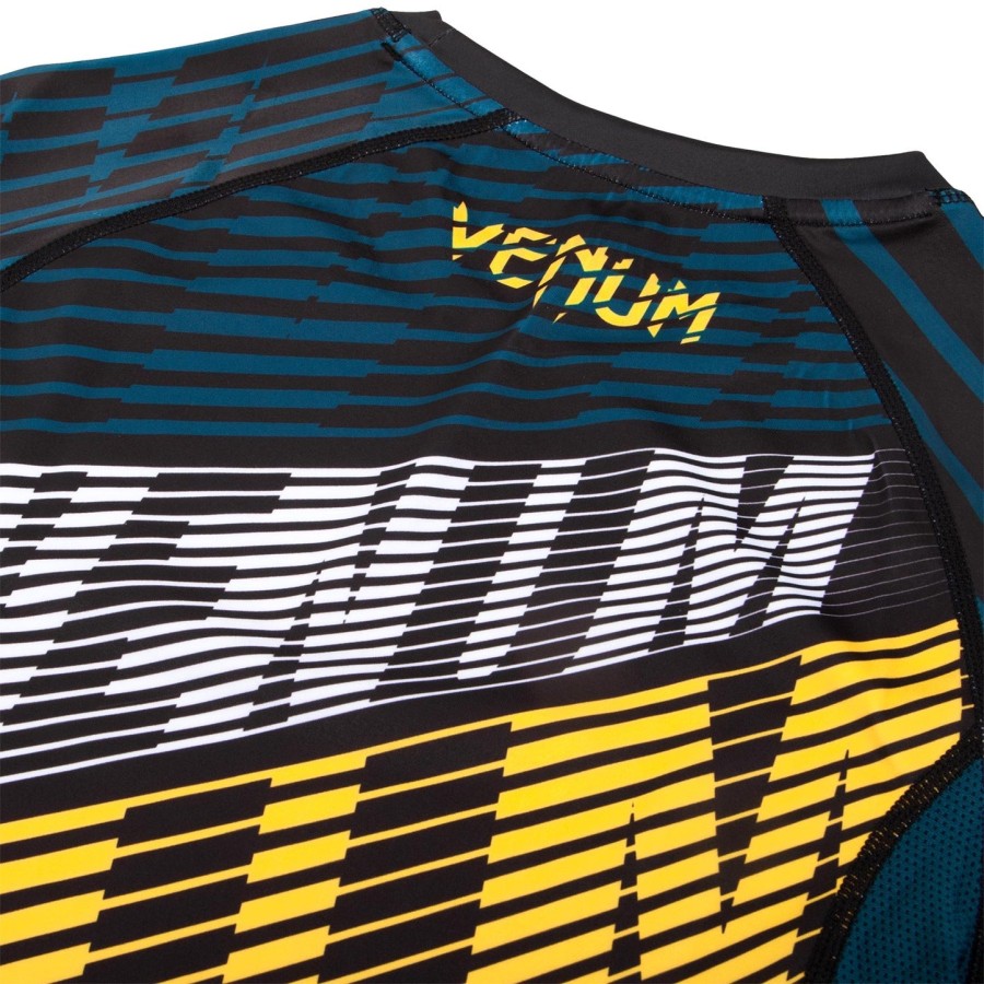 venum plasma rashguard - short sleeves - blackyellow