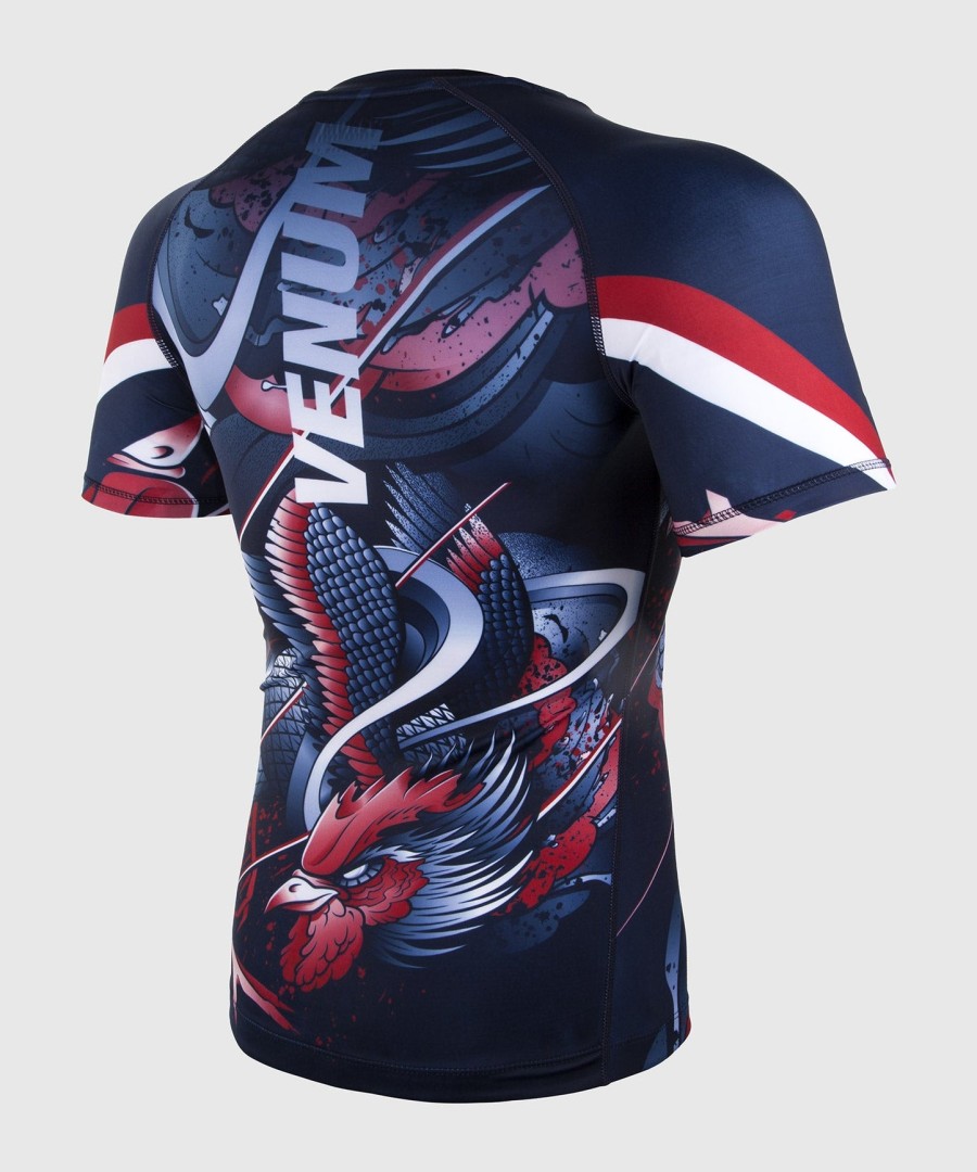 venum rooster rashguard - short sleeves - navy blueorange
