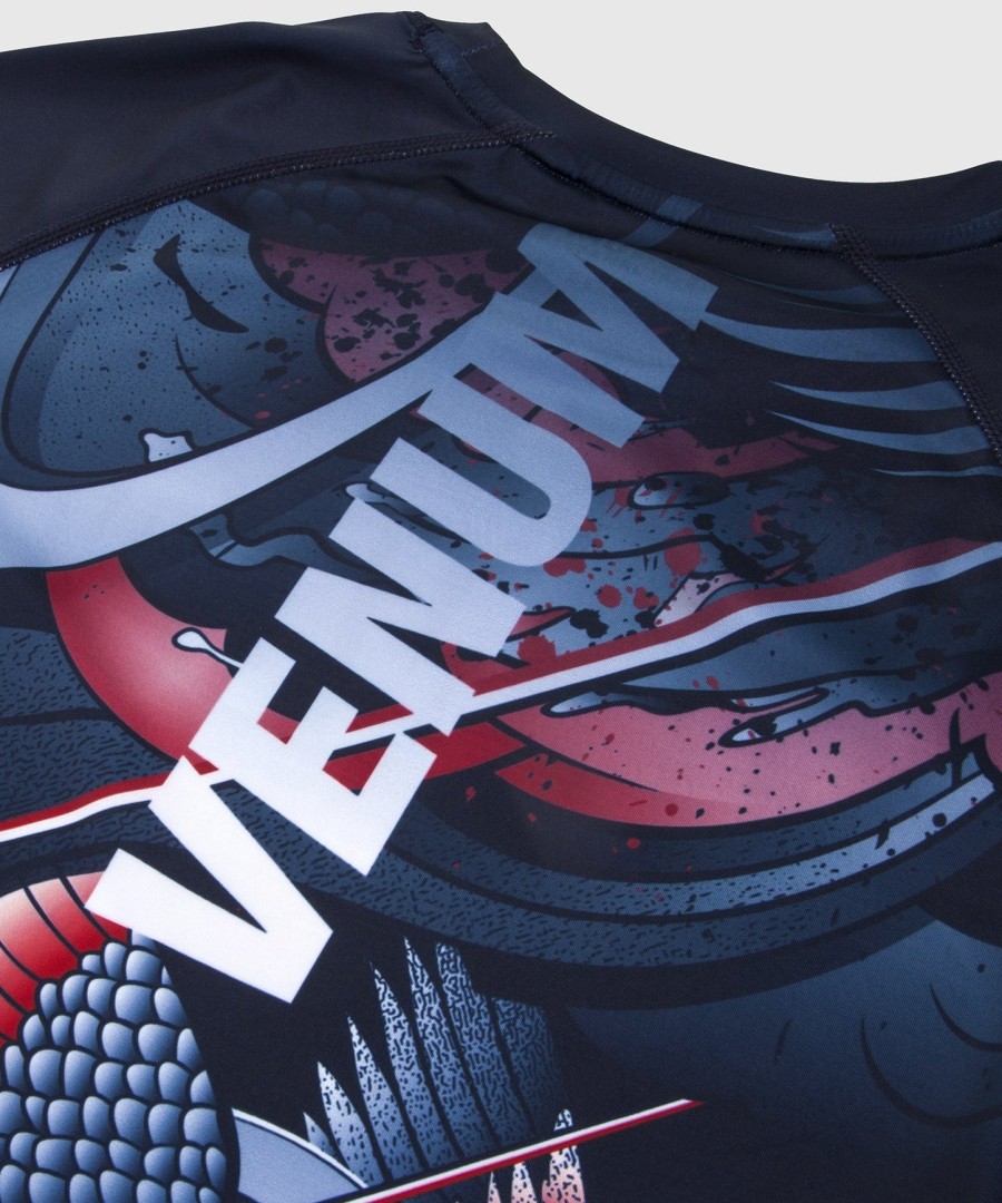 venum rooster rashguard - short sleeves - navy blueorange