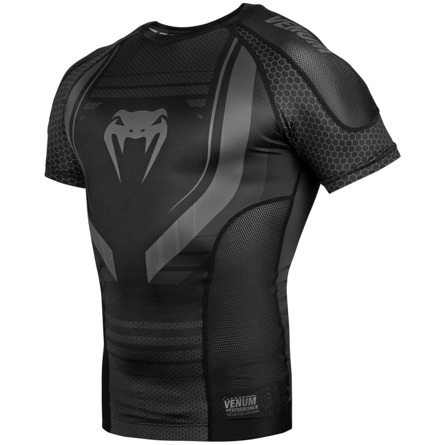 venum technical 2.0 rashguard - short sleeves - blackblack