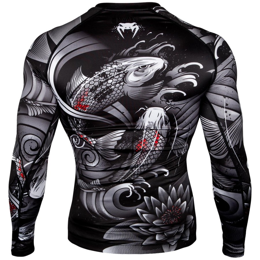 venum koi 2.0 rashguard - long sleeves - blackwhite