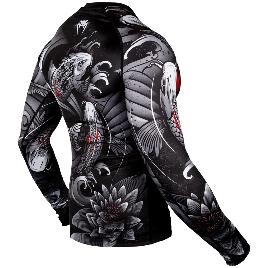 venum koi 2.0 rashguard - long sleeves - blackwhite
