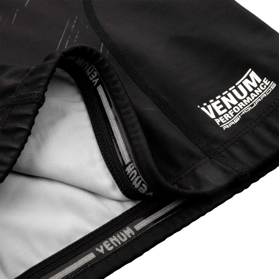 venum training camp 2.0 rashguard - short sleeves - blackneo yellow