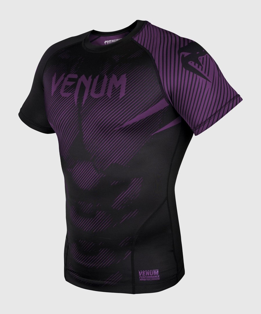 venum nogi 2.0 rashguard - short sleeves - blackpurple