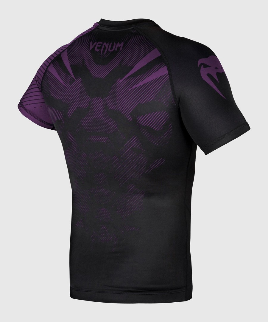 venum nogi 2.0 rashguard - short sleeves - blackpurple