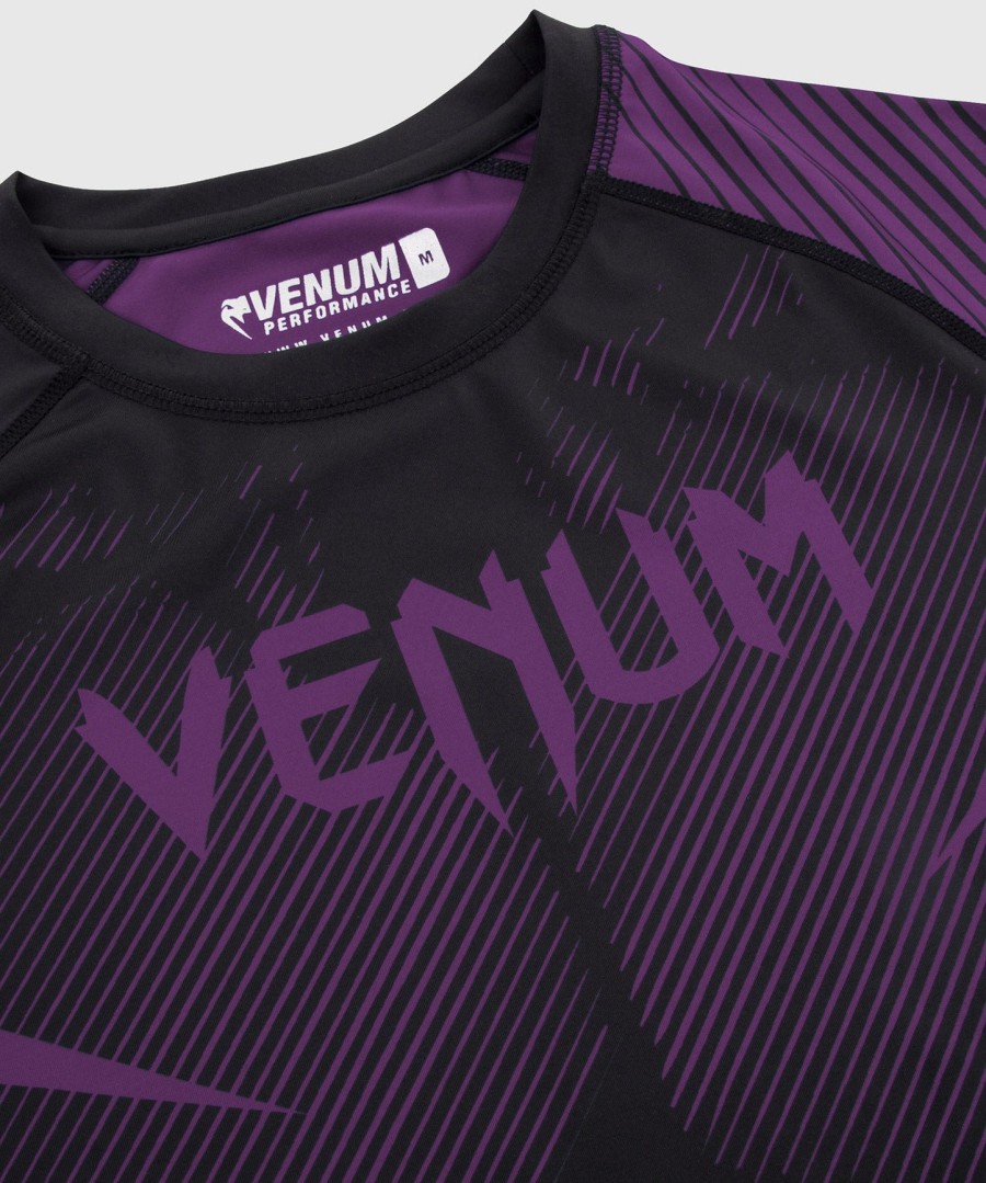 venum nogi 2.0 rashguard - short sleeves - blackpurple