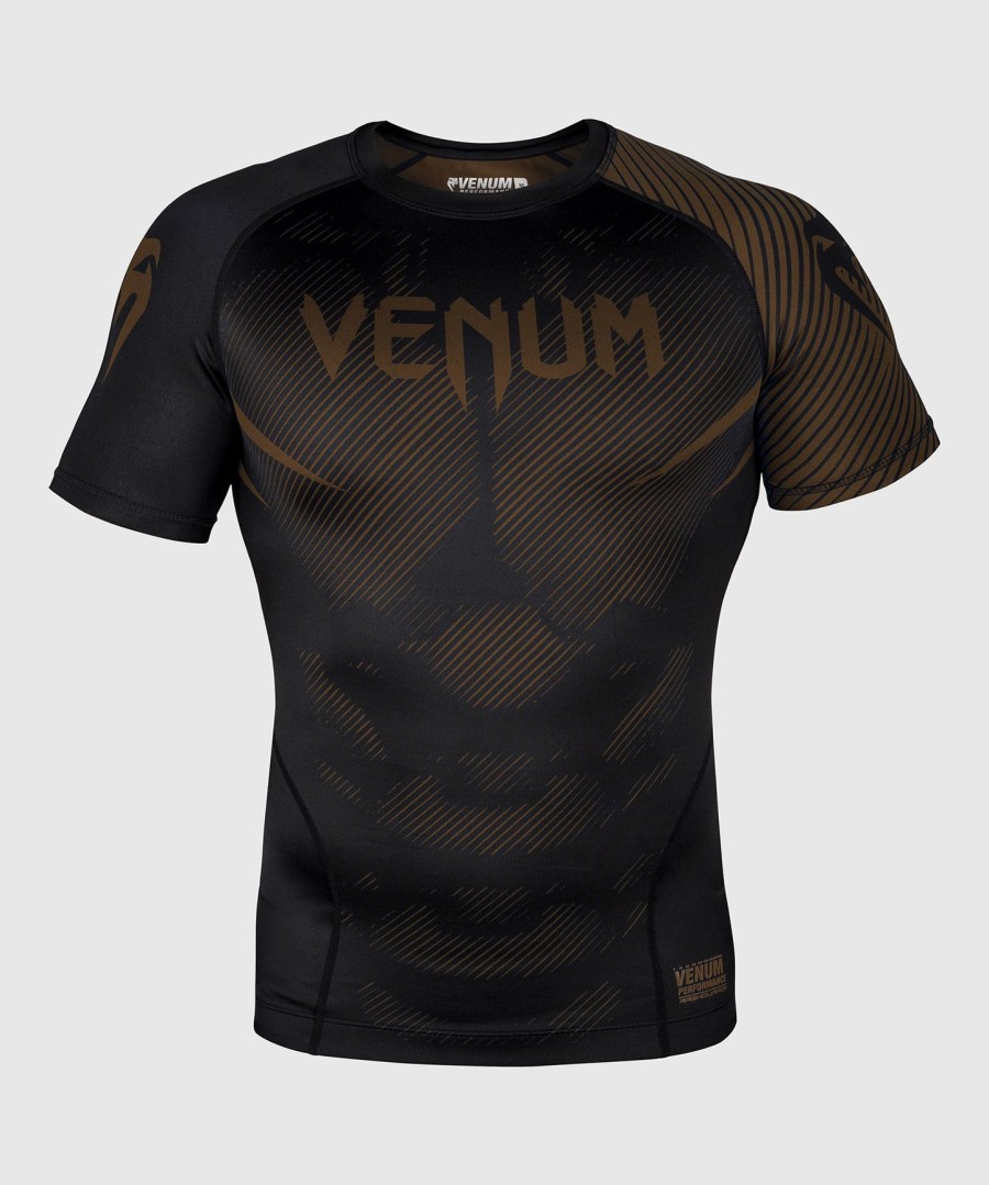 venum nogi 2.0 rashguard - short sleeves - blackbrown