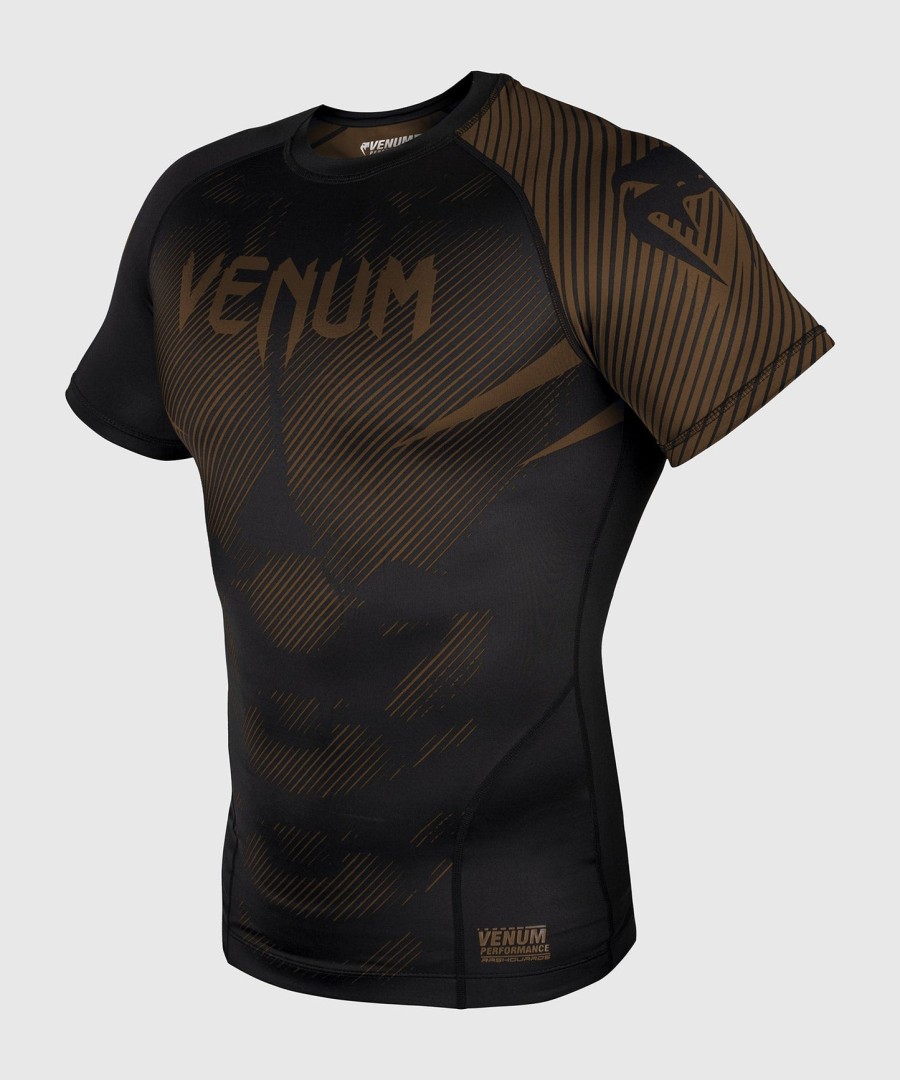 venum nogi 2.0 rashguard - short sleeves - blackbrown