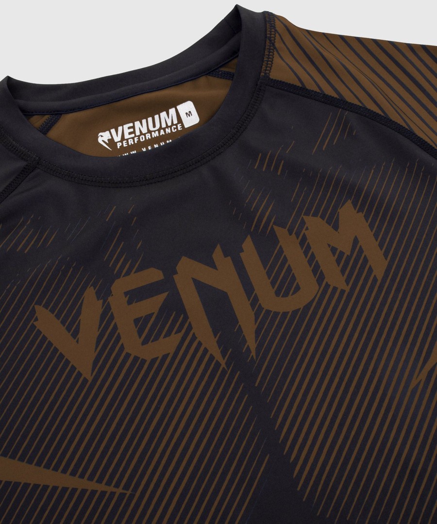 venum nogi 2.0 rashguard - short sleeves - blackbrown