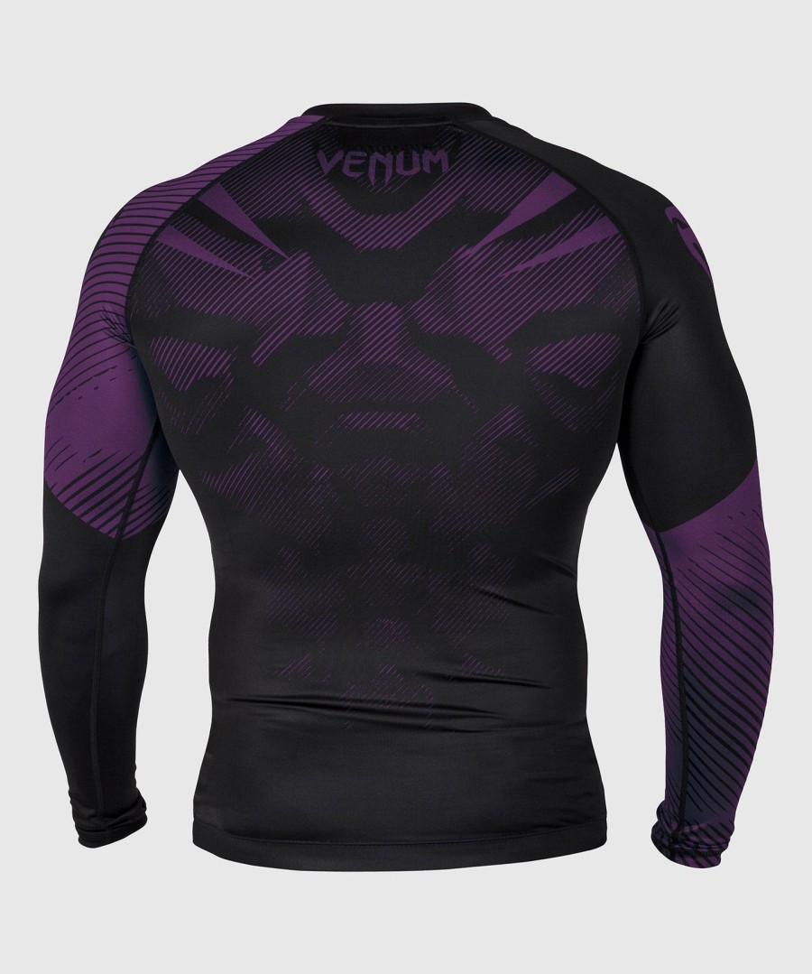 venum nogi 2.0 rashguard - long sleeves - blackpurple