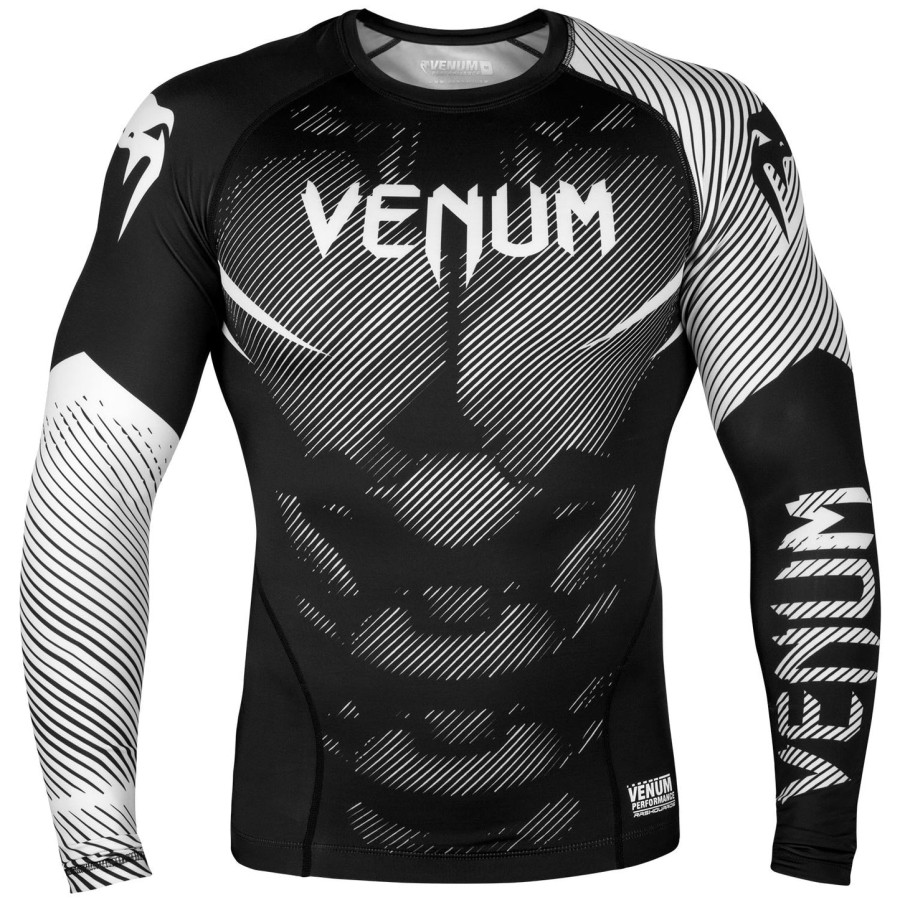 venum nogi 2.0 rashguard - long sleeves - blackwhite