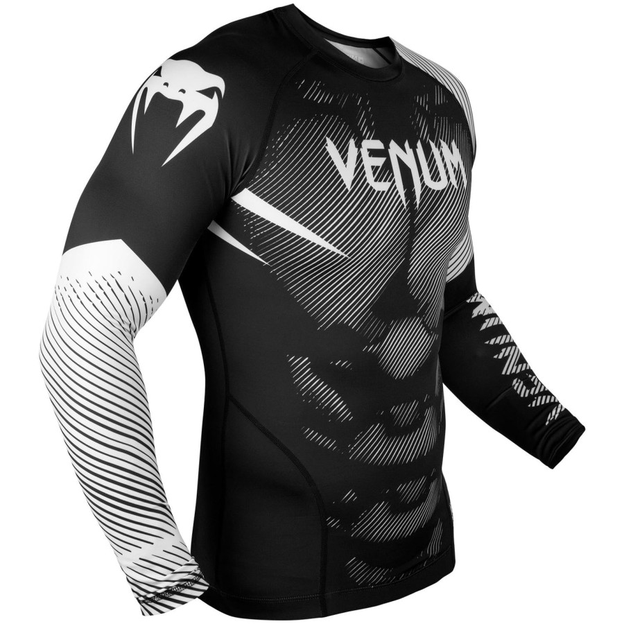 venum nogi 2.0 rashguard - long sleeves - blackwhite
