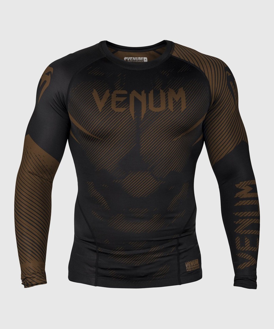 venum nogi 2.0 rashguard - long sleeves - blackbrown