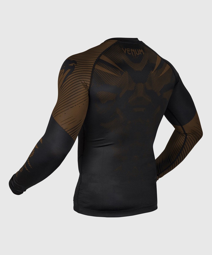 venum nogi 2.0 rashguard - long sleeves - blackbrown