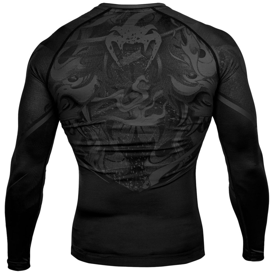 venum devil rashguard - long sleeves - blackblack