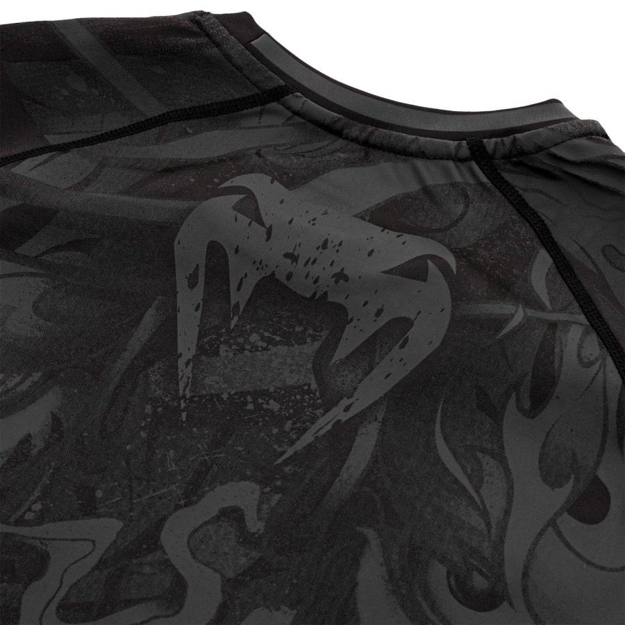 venum devil rashguard - long sleeves - blackblack