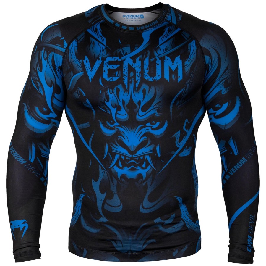 venum devil rashguard - long sleeves - navy blueblack