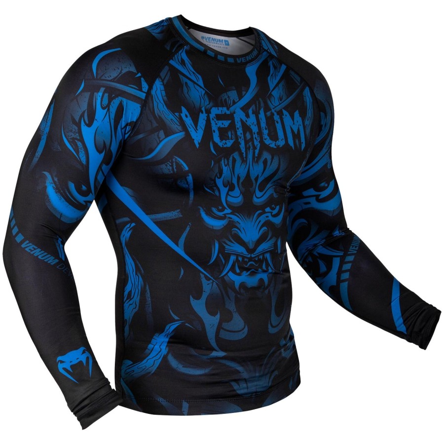 venum devil rashguard - long sleeves - navy blueblack