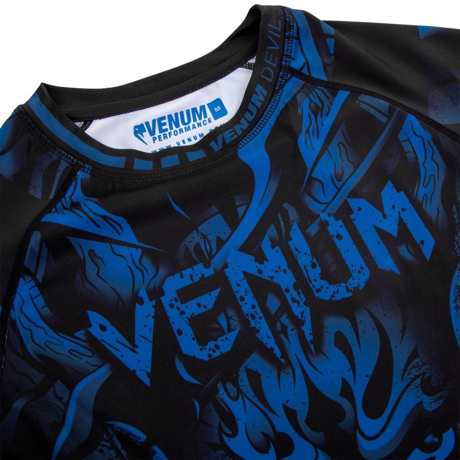 venum devil rashguard - long sleeves - navy blueblack