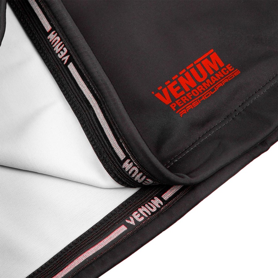 venum signature rashguard - long sleeves - blackred