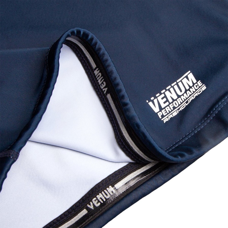 venum signature rashguard - long sleeves - navy bluewhite