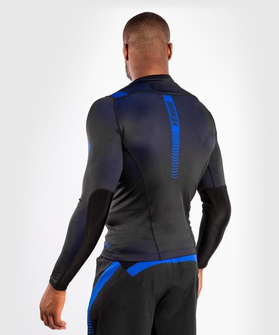 venum nogi 3.0 rashguard - long sleeves - blackblue