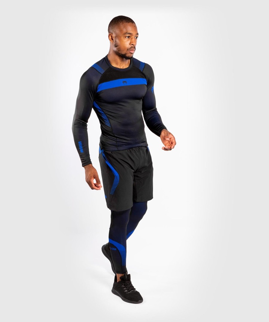 venum nogi 3.0 rashguard - long sleeves - blackblue