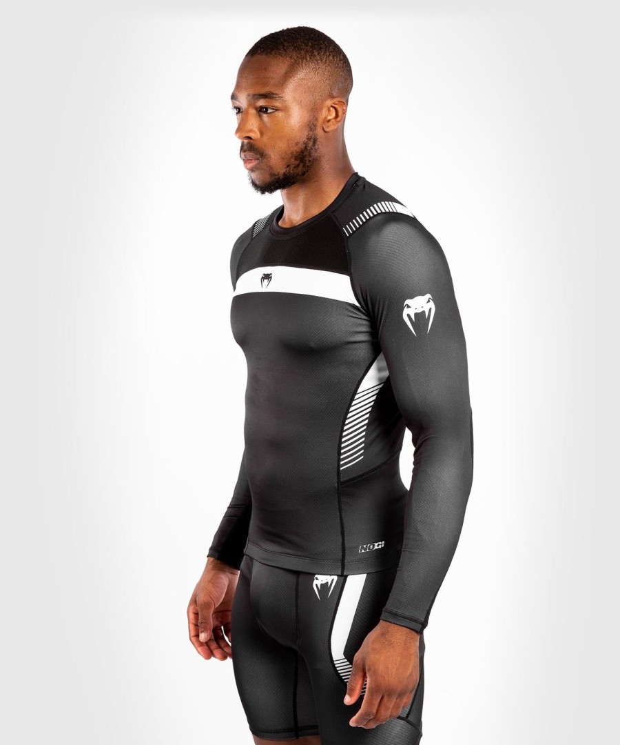 venum nogi 3.0 rashguard - long sleeves - blackwhite