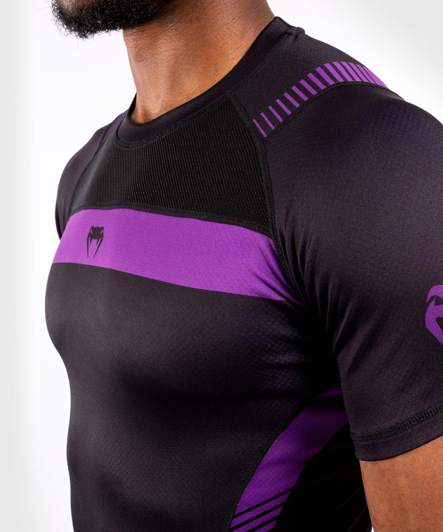 venum nogi 3.0 rashguard - short sleeves - blackpurple