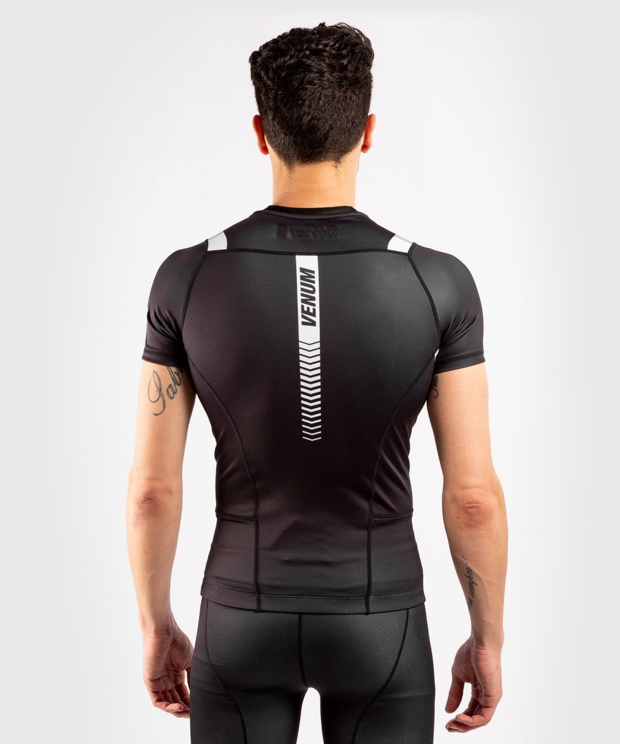 venum nogi 3.0 rashguard - short sleeves - blackwhite
