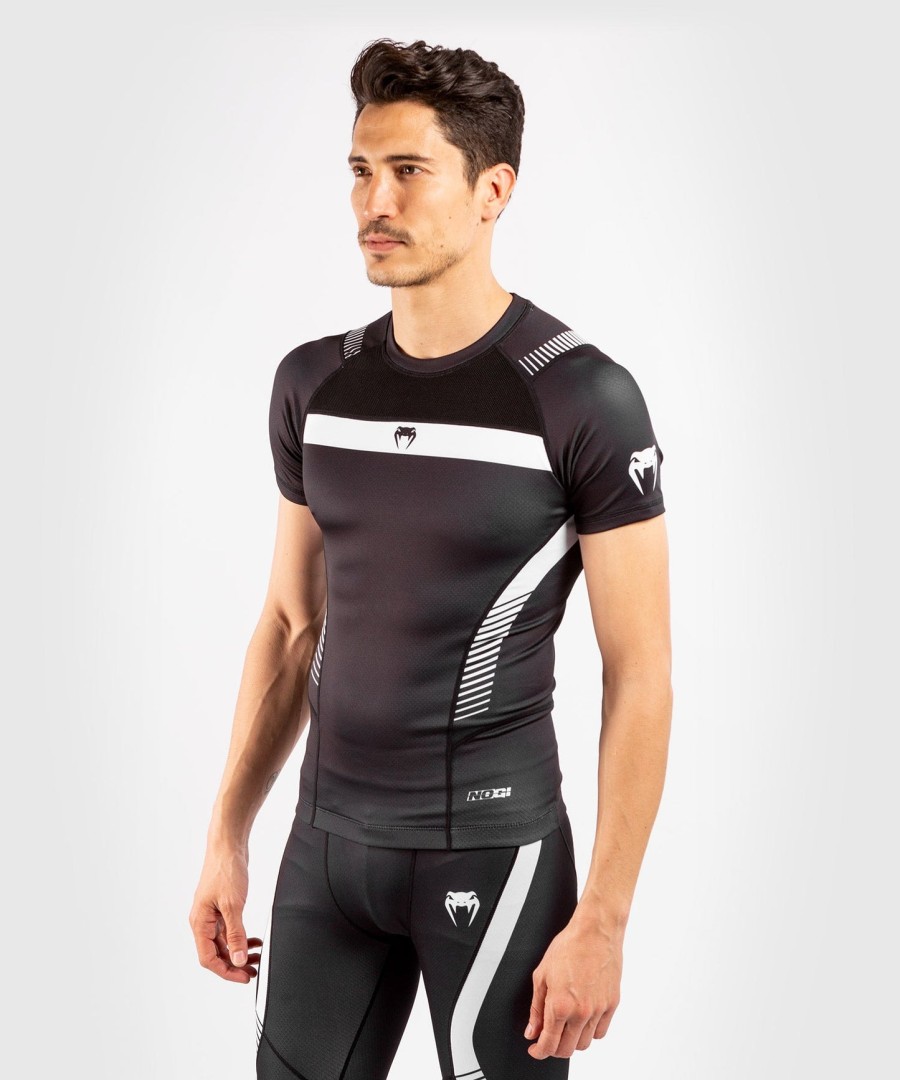 venum nogi 3.0 rashguard - short sleeves - blackwhite
