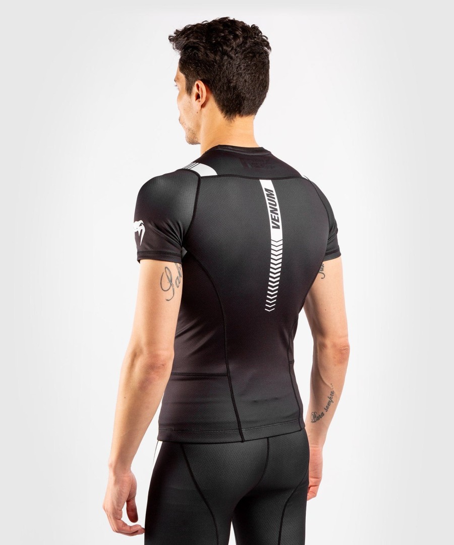 venum nogi 3.0 rashguard - short sleeves - blackwhite
