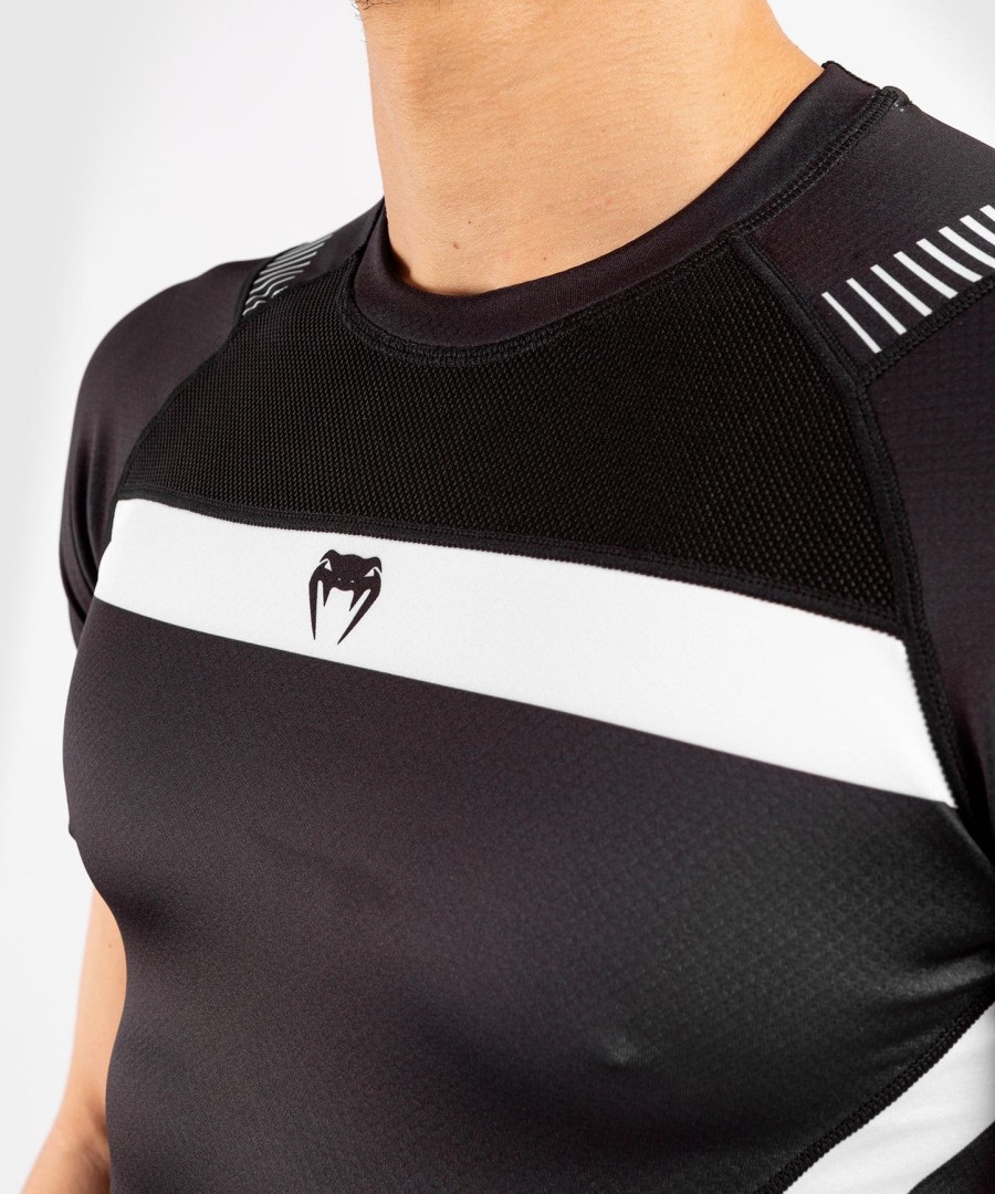 venum nogi 3.0 rashguard - short sleeves - blackwhite