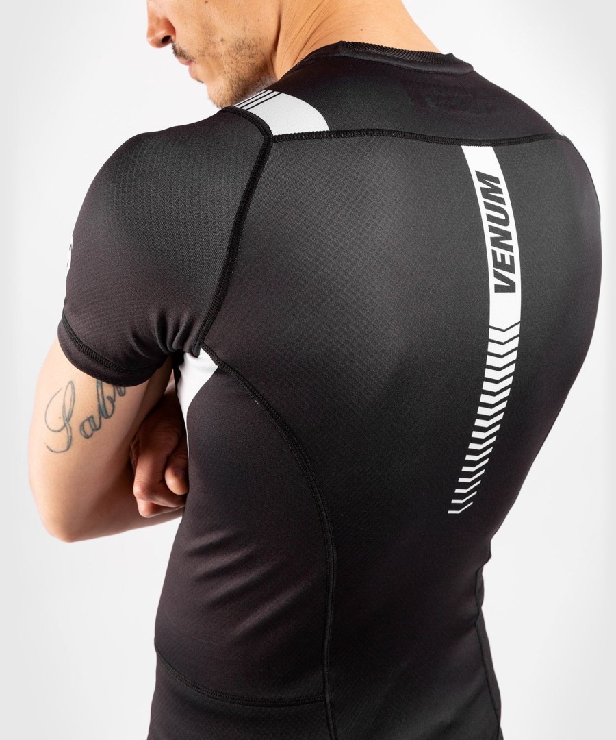 venum nogi 3.0 rashguard - short sleeves - blackwhite
