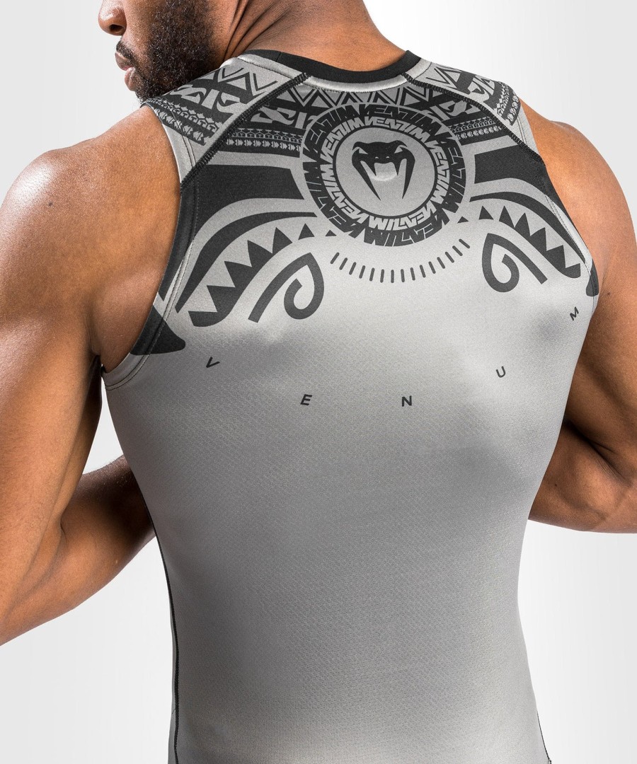 venum nakahi rashguard - sleeveless - grey