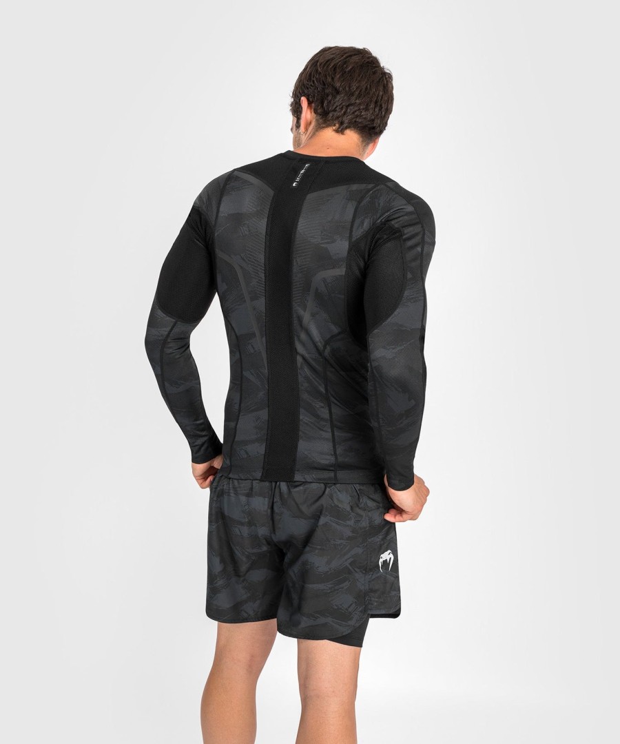 venum electron 3.0 rashguard - long sleeves - black