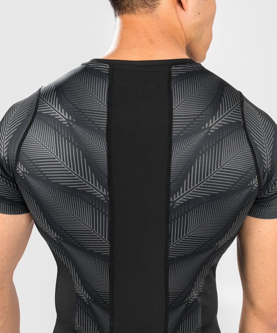 venum phantom rashguard short sleeves - blackred