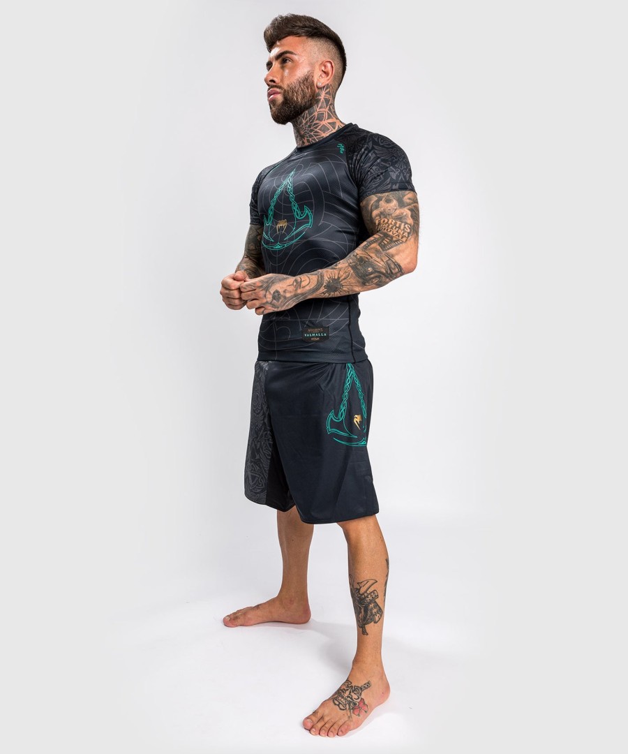 venum assassin creed reloaded rashguard - short sleeves - black